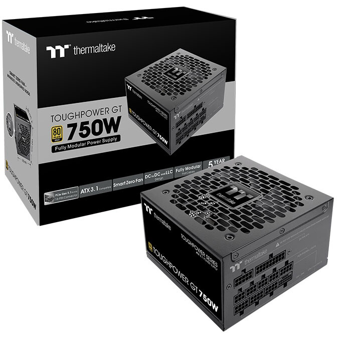 Блок питания Thermaltake Toughpower GT (PS-TPT-0750FNFAGE-3), 750 Вт детальное изображение - 6
