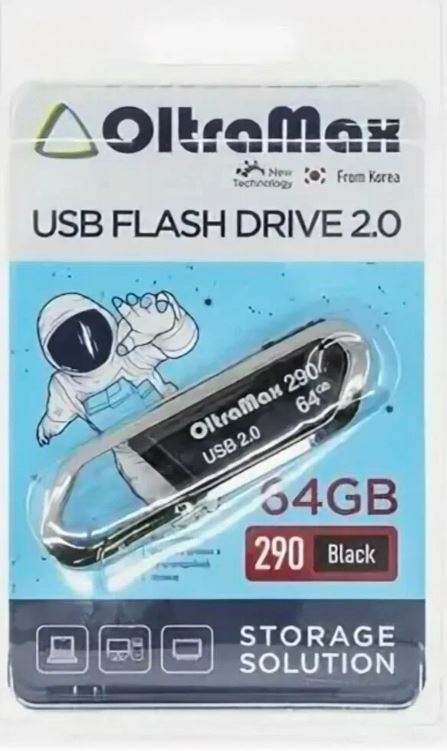 USB Flash накопитель OltraMax 290 32 ГБ, красный детальное изображение - 3