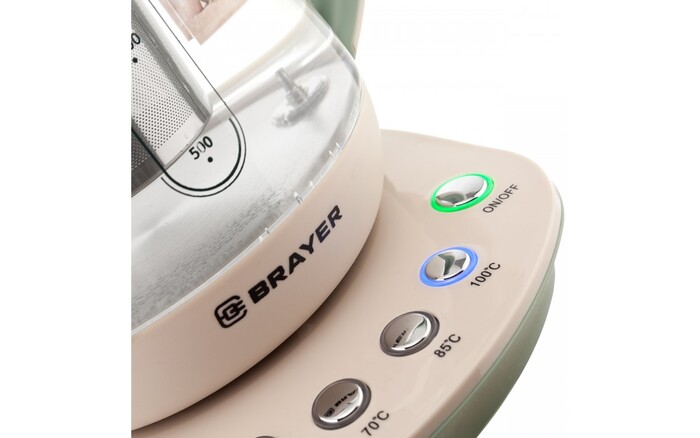 Электрический чайник Brayer BR1015 1.5 л, Бежевый №2