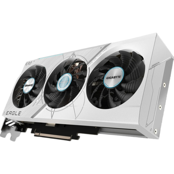 Видеокарта Gigabyte NVIDIA GeForce RTX 4070 Ti Super, GV-N407TSEAGLEOCICE-16GD, 16 ГБ, Белый детальное изображение - 9