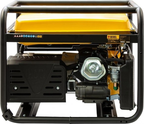 Генератор бензиновый Denzel GE 8900 94639, 7 кВт, Желтый детальное изображение - 4