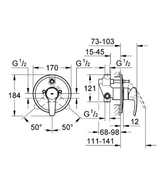 Смеситель Grohe Eurostyle 33637001 детальное изображение - 2