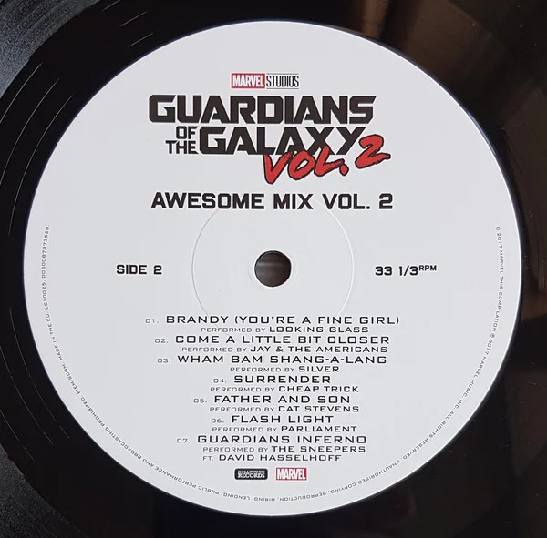 Виниловая пластинка Various – Guardians Of The Galaxy Vol. 2: Awesome Mix Vol. 2 LP детальное изображение - 4