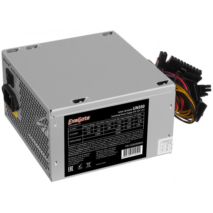 Блок питания ExeGate UN550 (EX282069RUS-PC), 550 Вт №1