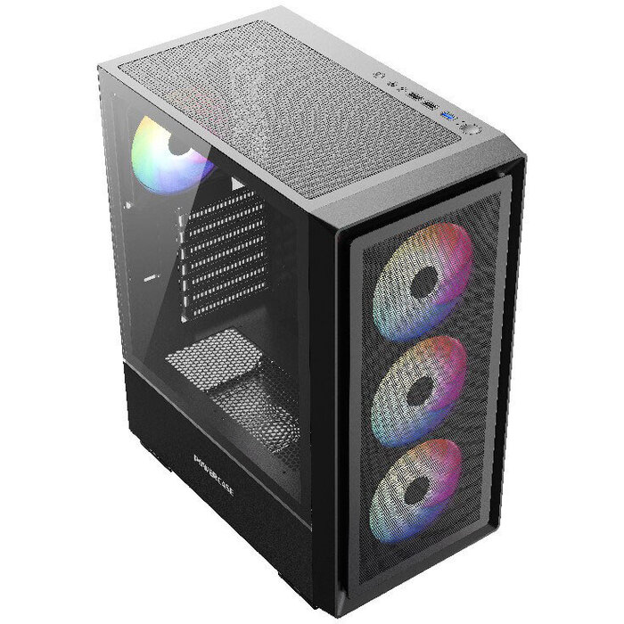 Корпус Powercase Mistral AY4B ARGB, Черный №6