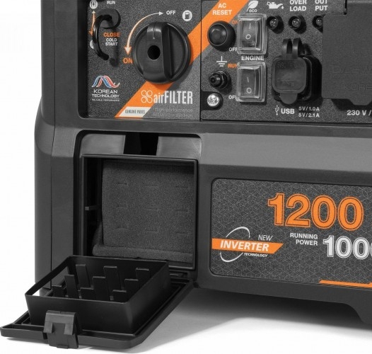 Генератор бензиновый DAEWOO GDA 1400i, 1 кВт, Оранжевый детальное изображение - 10