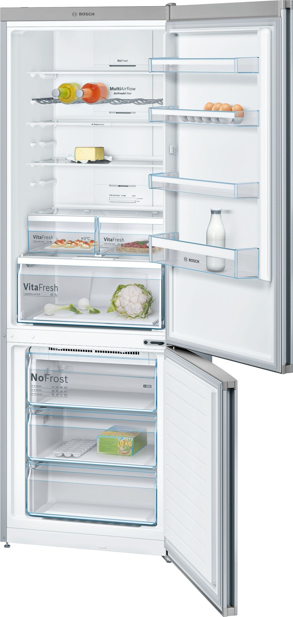 Холодильник Bosch KGN49XI30, Нержавейка детальное изображение - 6