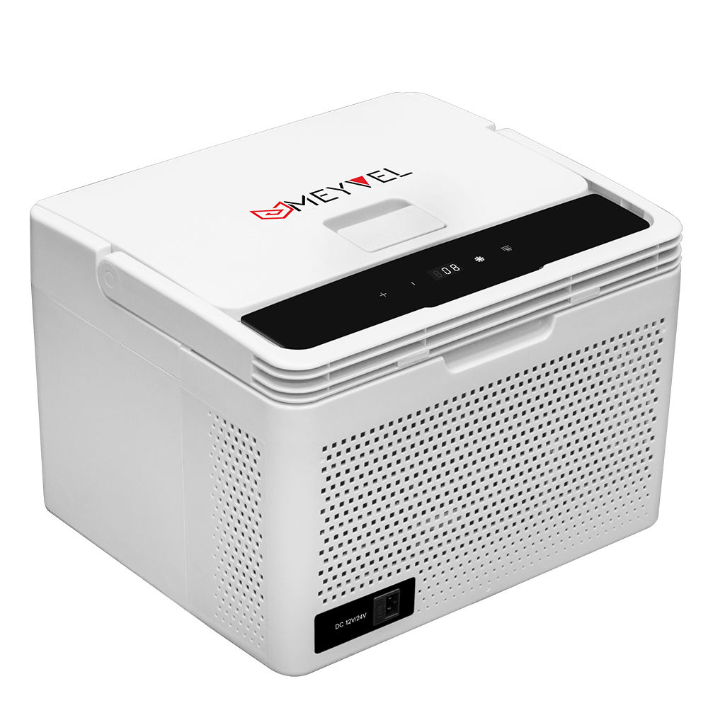 Автомобильный компрессорный холодильник Meyvel AF-B10, 970016, 12/24 В, Белый детальное изображение - 1