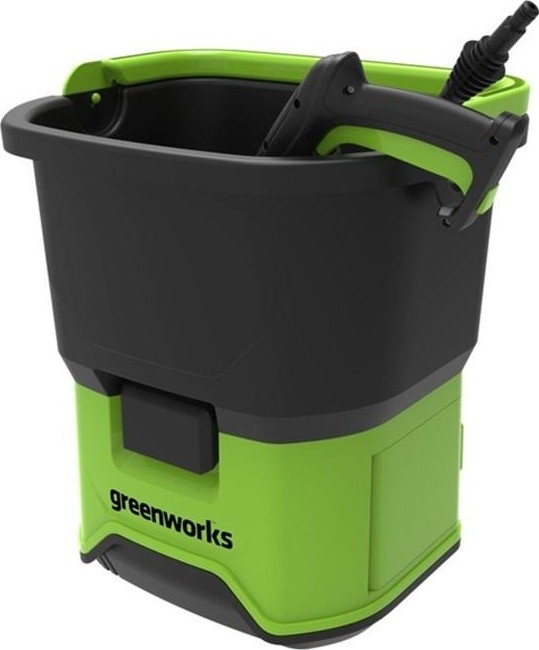 Мойка высокого давления GREENWORKS GDC40 (без АКБ и ЗУ), 1.3 кВт, 70 бар, Зеленый детальное изображение - 1