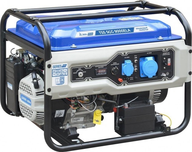 Генератор бензиновый ТСС SGG 9000ELA 190050, 8 кВт, Синий детальное изображение - 3