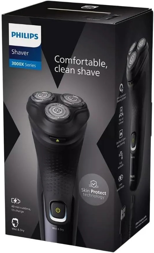 Электробритва Philips Series 3000X X3021/00, Черный детальное изображение - 3