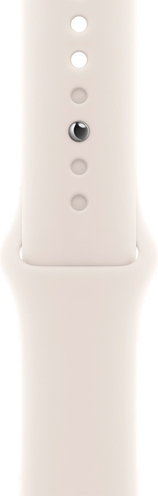 Умные часы Apple Watch SE 3 44 мм, GPS, Midnight Aluminium Case with Starlight Sport Band, Полуночный черный/Сияющая звезда детальное изображение - 3
