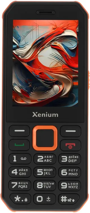 Мобильный телефон Xenium X300, 32 Мб, Оранжевый/Черный, Dual nano-SIM детальное изображение - 2