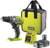 Аккумуляторная дрель-шуруповерт Ryobi R18DD3-115S ONE+ 5133005301, 18 В, 50 Нм, 1.5 А·ч  вариант - 1