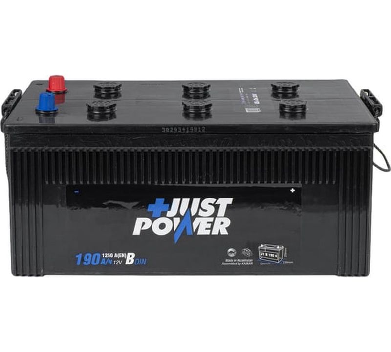 Аккумулятор JUST POWER+ R+4 B EN, Обратная Поляроность, J1B1904, 190 А·ч детальное изображение - 2