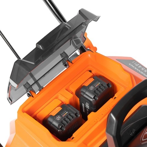 Снегоуборщик аккумуляторный Daewoo DAST 5542LiSET DAST 5542Li SET, 42 В, Оранжевый/Серый детальное изображение - 13