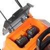 Снегоуборщик аккумуляторный Daewoo DAST 5542LiSET DAST 5542Li SET, 42 В, Оранжевый/Серый вариант - 13