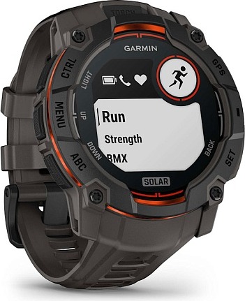 Смарт-часы Garmin Instinct 3 Solar, 50 мм, Черный детальное изображение - 2