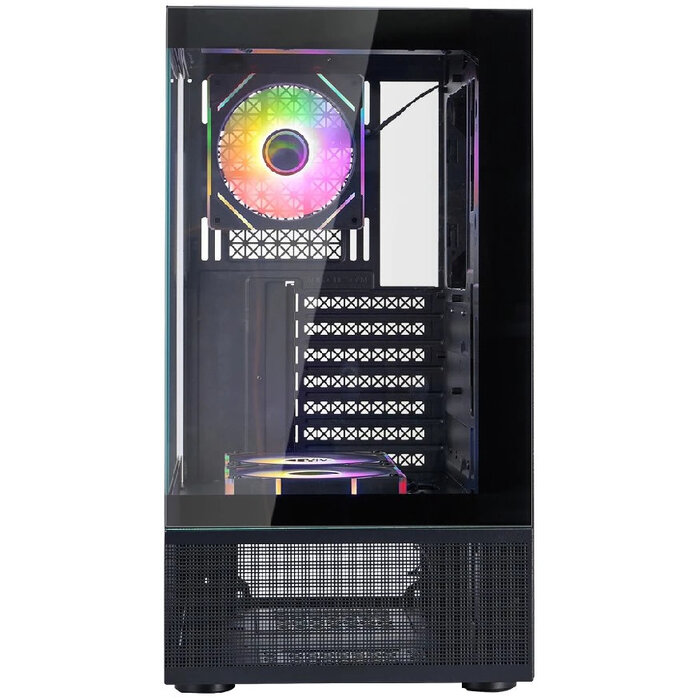 Корпус 1STPLAYER MIKU Mi7-A ARGB (Mi7-A-BK-2FC7R-1FC7), Черный  №2