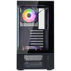 Корпус 1STPLAYER MIKU Mi7-A ARGB (Mi7-A-BK-2FC7R-1FC7), Черный  вариант - 2