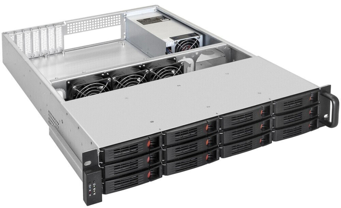 Серверный корпус ExeGate Pro 2U660-HS12/2U-1080ADS, 1080 Вт, Черный №2