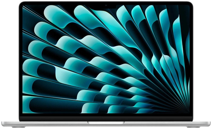 Ноутбук Apple MacBook Air 13 2024, RAM 24 ГБ, Silver, SSD 1 ТБ, Apple graphics 8-core детальное изображение - 1