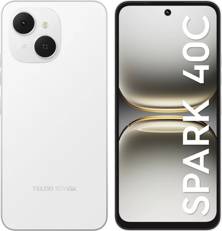 Смартфон Tecno Spark 40C 8/128 Гб, Белый, Dual nano-SIM детальное изображение - 1