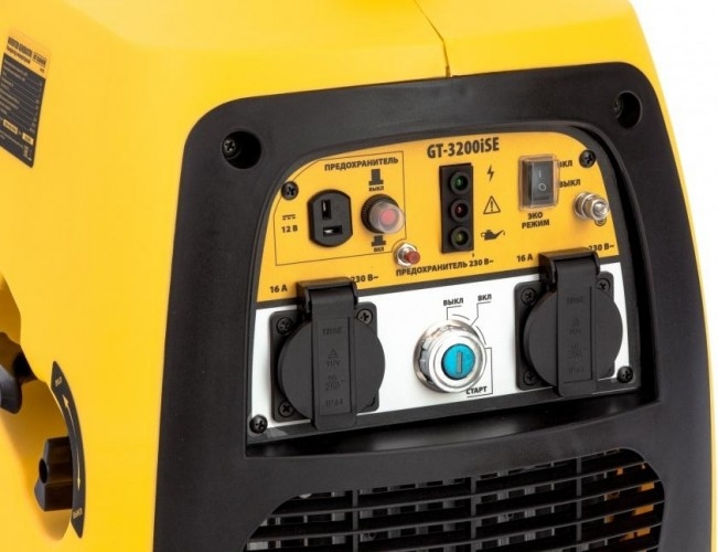 Генератор бензиновый Denzel GT-3200iSE 94703, 3 кВт, Желтый детальное изображение - 7