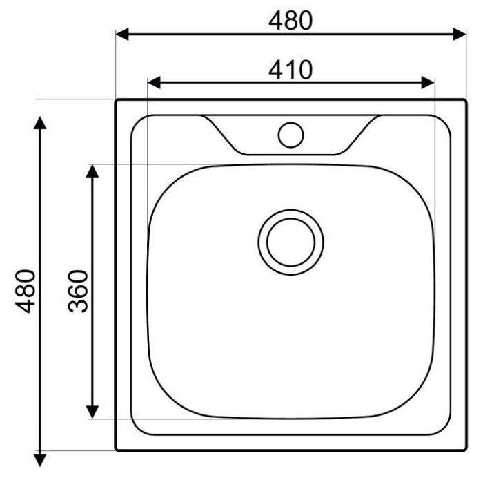 Кухонная мойка ASIL AS 04  №3
