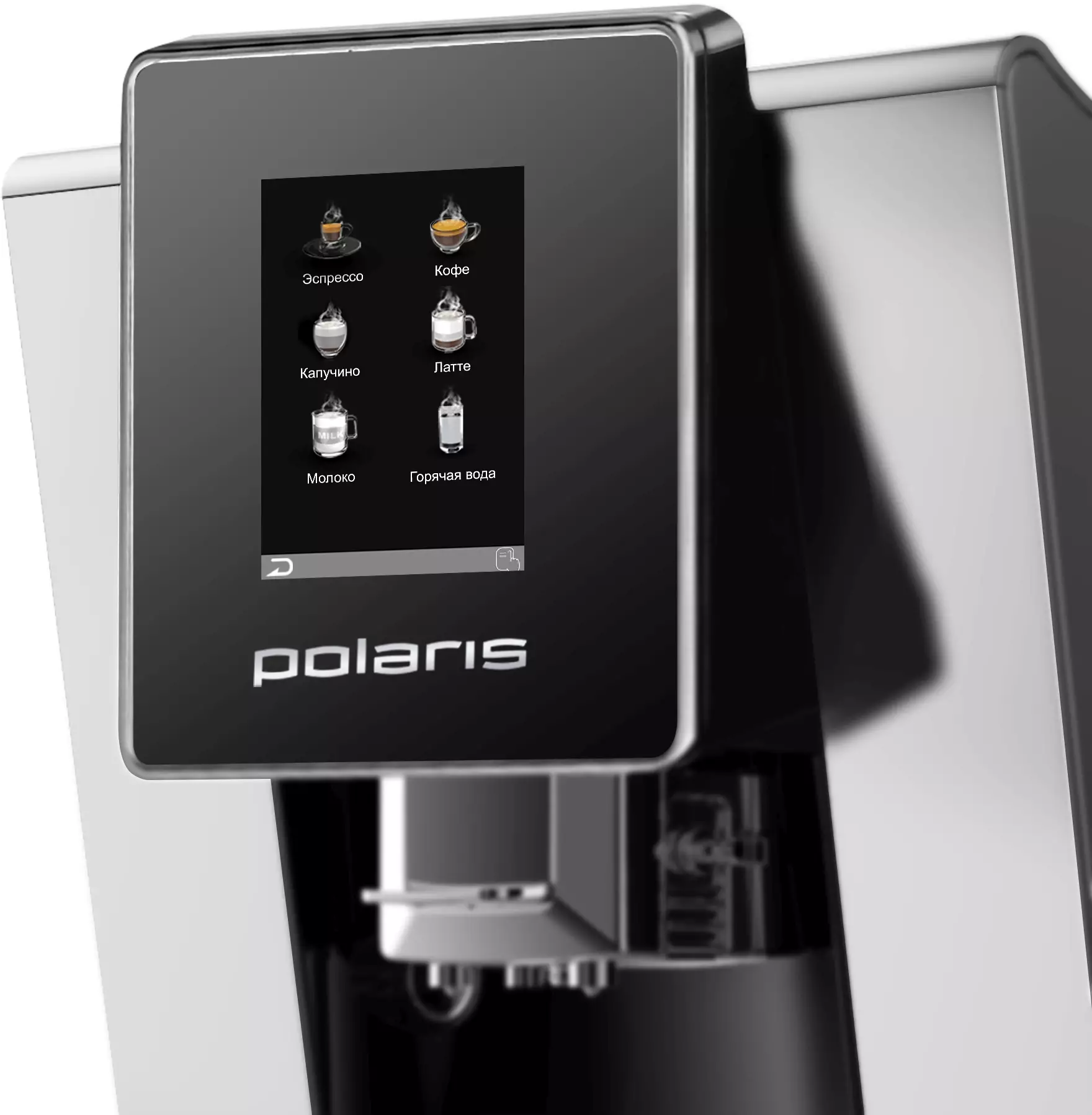 Кофемашина Polaris PACM 2060AC, Серебристый детальное изображение - 2