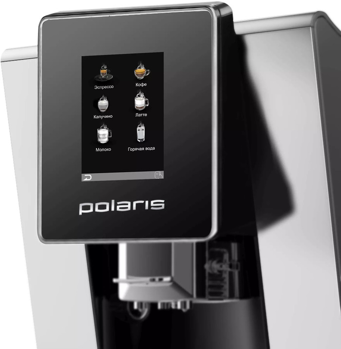 Кофемашина Polaris PACM 2060AC, Серебристый №2