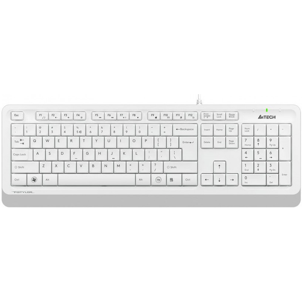 Клавиатура + мышь A4Tech Fstyler F1010, Белый детальное изображение - 2