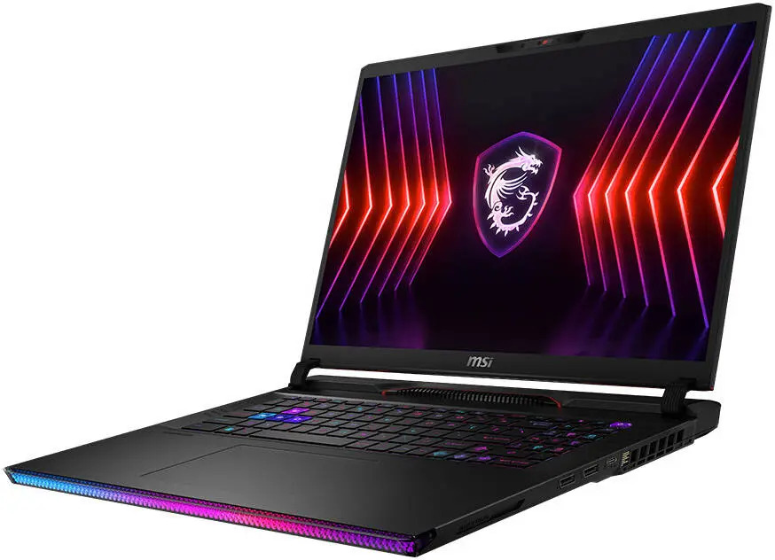 Ноутбук MSI Raider GE78 HX 14VHG, RAM 32 ГБ, Core Black, SSD 1024 ГБ, RTX 4080 детальное изображение - 2