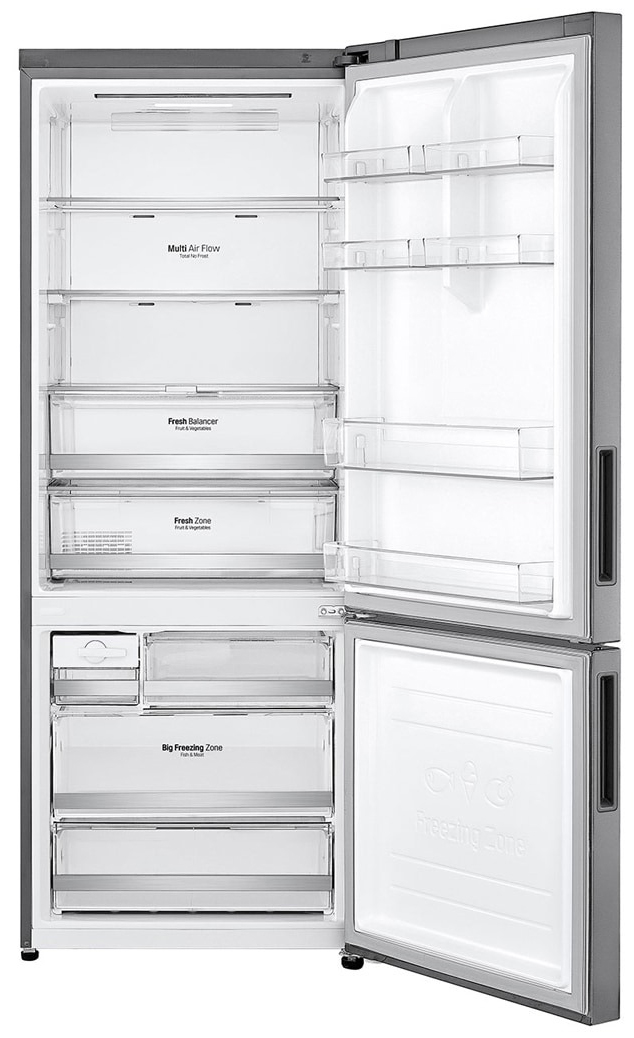 Холодильник LG GC-B569PMCM, Серебристый детальное изображение - 3