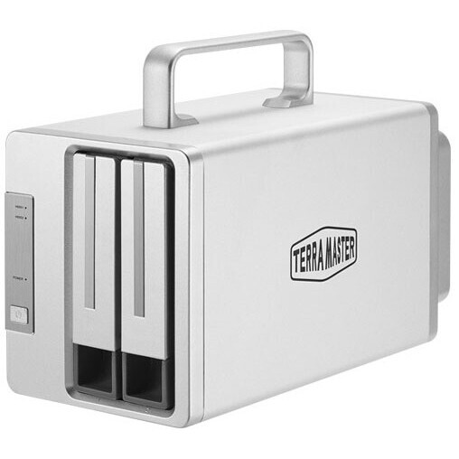 Дисковое хранилище TerraMaster TD2 Thunderbolt 3, Серебряный детальное изображение - 1