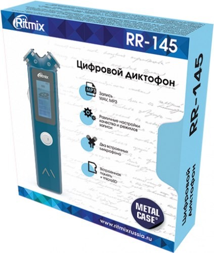 Диктофон Ritmix RR-145 4Gb детальное изображение - 9