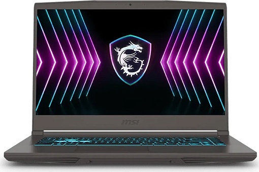 Ноутбук MSI Thin 15 B2RVE-3450XRU, Intel Core 5 210H, RAM 16 ГБ, Серый, SSD 512 ГБ, NVIDIA GeForce RTX 4050, без ОС детальное изображение - 1
