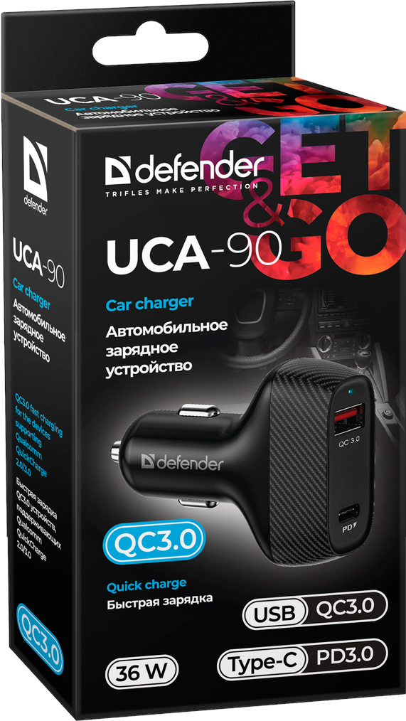 Зарядное устройство Defender UCA-90  детальное изображение - 2