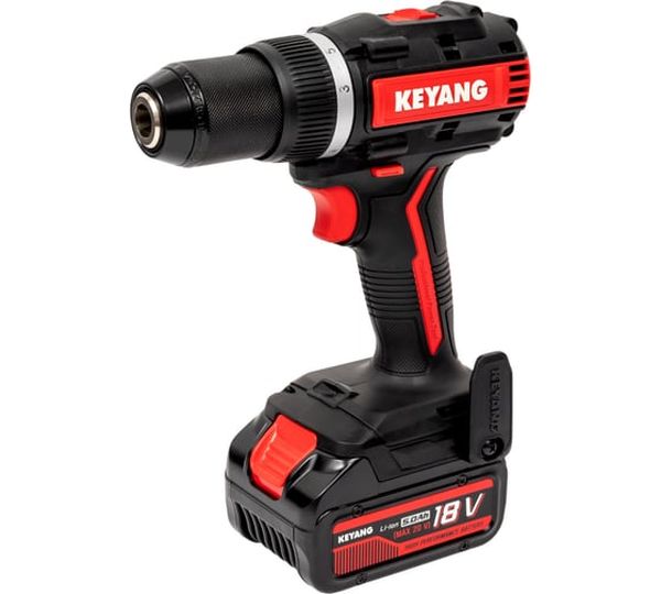 Аккумуляторная дрель-шуруповерт KEYANG DD20BLA-70C (Set), 18 В, 70 Нм, 5 А·ч  детальное изображение - 1