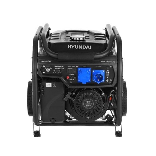 Генератор бензиновый HYUNDAI HHY 7050FE ATS, 5 кВт, Черный детальное изображение - 2