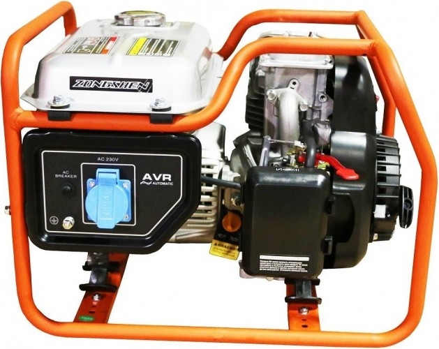Генератор бензиновый ZONGSHEN PB 1800 1T90DF130, 1.2 кВт, Оранжевый детальное изображение - 4