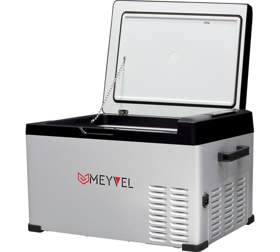 Автомобильный компрессорный холодильник Meyvel AF-B25, 200349, 12/24 В, Серебристый детальное изображение - 3