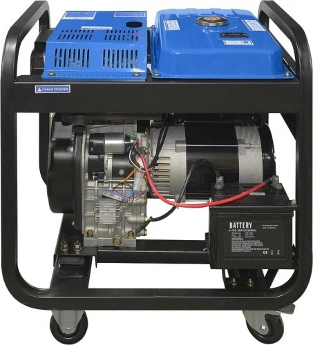 Генератор дизельный с воздушным охлаждением ТСС SDG 9000EH3A 100031, открытый, 8 кВт, Синий детальное изображение - 5