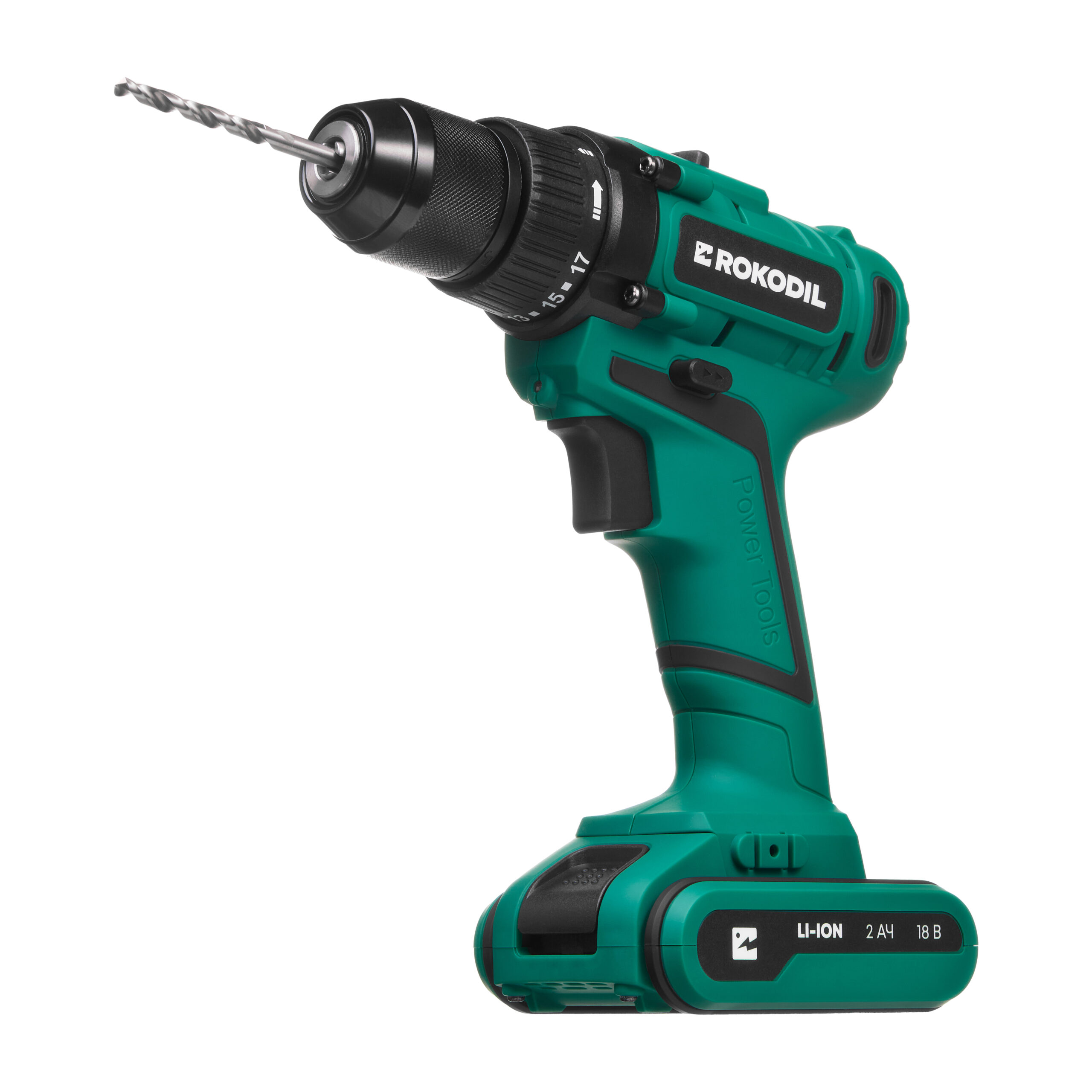 Аккумуляторная дрель-шуруповерт Rokodil Twist Pro Impact 1045942, 18 В, 60 Нм, 2 А·ч  детальное изображение - 1