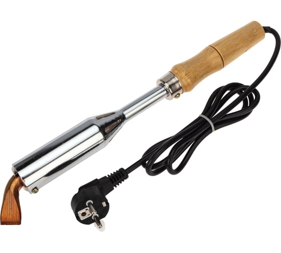 Паяльник REXANT ПД 220 В деревянная ручка 12-0213, 300 Вт детальное изображение - 1