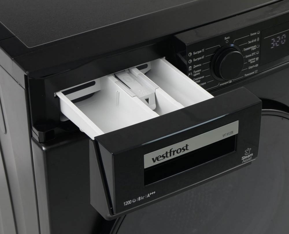 Стиральная машина Vestfrost VFT 8122B, Черный детальное изображение - 3