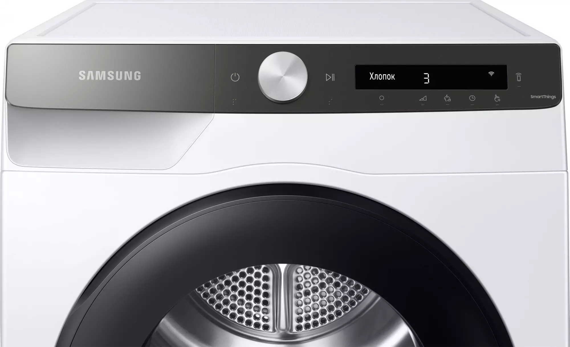 Сушильная машина Samsung DV90T5240AT/LP, Белый детальное изображение - 6