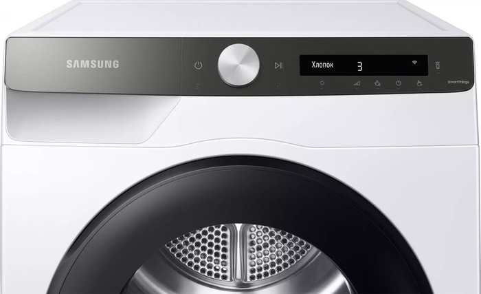 Сушильная машина Samsung DV90T5240AT/LP, Белый №6