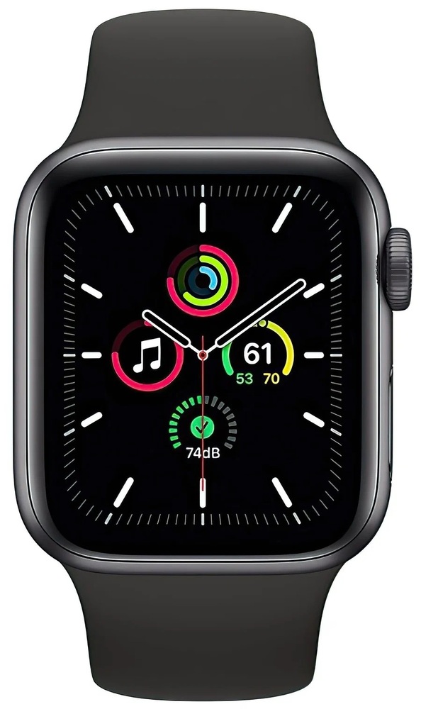 Смарт-часы Apple Watch SE 2021 44 mm Aluminum Case Space Gray, Серый космос, Sport Band №2
