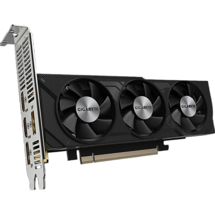 Видеокарта Gigabyte NVIDIA GeForce RTX 4060, GV-N4060OC-8GL, 8 ГБ, Черный детальное изображение - 3